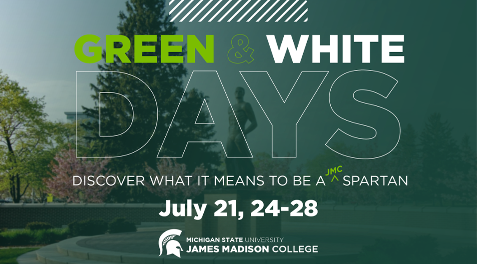 green and white days, july 21, 24-28