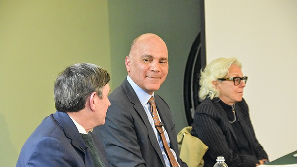 Paynter Lecture draws record crowd, alumni experts featured