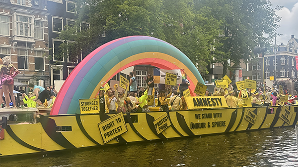 Pride Parade in Amsterdam